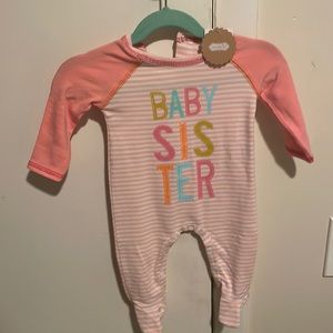 NWT Baby Sister 3 Month Playsuit